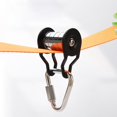 thumbnail image 1 of Slackline Polea Deportes Patio trasero Metal Juguetes al aire libre Zip Line para Playground Trainer Campground Obstacle Course Salvador polea floja, 1 of 10