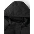 thumbnail image 4 of KVE Women's Hooded Winter Coat Warm Quilted Thicken Puffer Jacket with Removable Hood Black Medium, 4 of 9