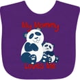 thumbnail image 3 of Inktastic My Mommy Loves Me Panda Boys or Girls Baby Bib, 3 of 4