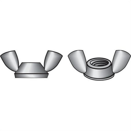 UPC 008236073256 product image for Hillman Fasteners 180243 10-24 Forged Zinc Plated Steel Wing Nut- 100 Pack | upcitemdb.com