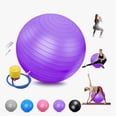 thumbnail image 1 of Pelota Fitness Anti-explosión 75cm Yoga Y Pilates Con Bomba Modelo Morado, 1 of 4