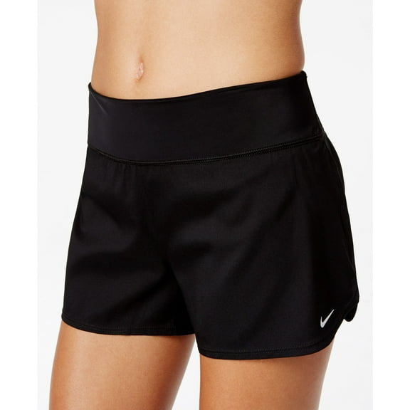 Nike Women's Active Board Shorts Swim Cover-Up (S, Black)
