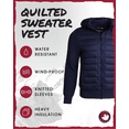 thumbnail image 2 of CANADA WEATHER GEAR Men's Sweater - Cozy Full Zip Up Hoodie Puffer Sweaters for Men (M-XXL), 2 of 7