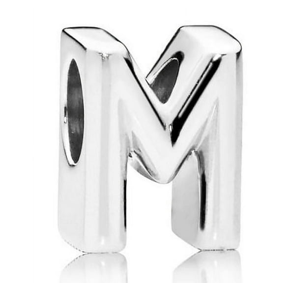 PANDORA Women's Letter M Charm w/ Sterling Silver