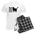 thumbnail image 6 of CafePress - Real Men Love Cats Men's Light Pajamas - Men's Light Loose Fit Cotton Pajama Set, 6 of 7