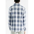 thumbnail image 3 of Flannel Shirts for Men, Long Sleeve Button Down Shirt Lightweight Plaid Brushed Casual, 3 of 4