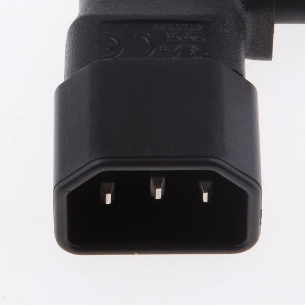 Adaptateur Secteur C14 Mâle Vers C7 Femelle - Connecteur Conversion 3 Broches