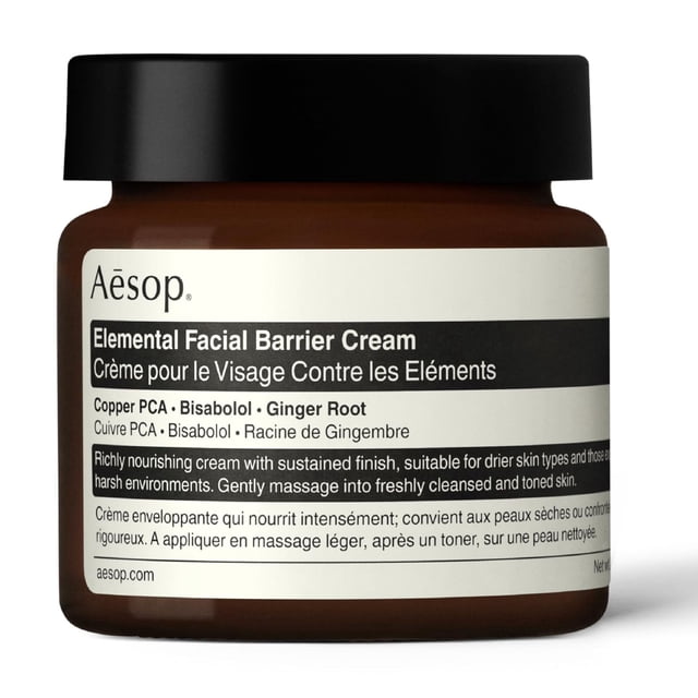 Crema de barrera facial Aesop Element Nutritiva 60 ml deshidratada