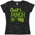 thumbnail image 3 of Inktastic St. Patrick's Day Can't Pinch This Hand Lettering Women's T-Shirt, 3 of 5