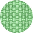 thumbnail image 1 of Ahgly Company Machine Washable Indoor Round Transitional Light Green Area Rugs, 6' Round, 1 of 7