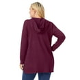 thumbnail image 2 of Woman Within Plus Size Waffle-Thermal Hoodie, 2 of 6