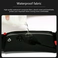 thumbnail image 6 of Double Pocket Running Belt Waist Bag Money Belt Bag Waterproofs Sports Fanny Pack Travel Workout Belt Sport Waist Bag, 6 of 11