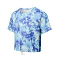 thumbnail image 3 of Girls Athletic Tops Short Sleeves Running Active Yoga Dance Sports Shirts 5-12Y, 3 of 9