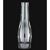 B&P Lamp® 3 Inch by 10 Inch Clear Glass Lamp Chimney with Slimline Design  for Vintage and Antique Style Globes