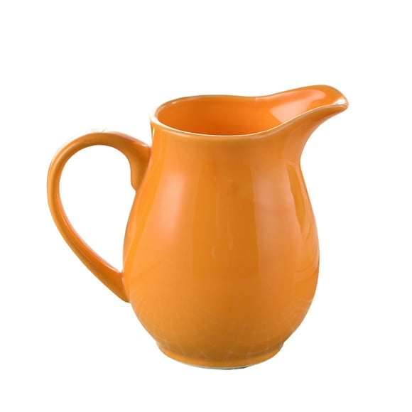 Haifle Cream And Sugar Sets, Sugar And Creamer Set With Lids, Milk And Sugar Serving Set, Creamer Container, Sugar Bowl Set,Decoration For Kitchen-Orange-Milk Jug