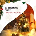 thumbnail image 4 of Árbol de Navidad artificial Luz Oficina Hogar Dormitorio Mesa Centro de mesa Artesanía Fiesta Noche Lámpara Decoración de la habitación, Dorado Methold HA008985-01, 4 of 6