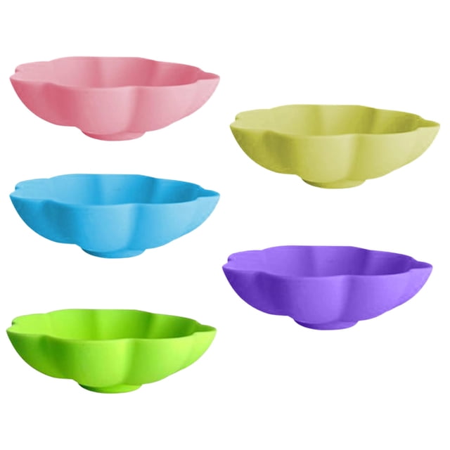 Décorations de Fête de Crème Glacée Lot de 5 Porte-Bâtons de Crème Glacée Sans Goutte pour Enfants, Silicone de Qualité Alimentaire Réutilisable pour Popsicles et Packs de Crème Glacée Réutilisables Alternative
