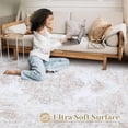 thumbnail image 3 of Area Rug 6x9 Living Room Rug, Machine Washable Vintage Distressed Medallion Rug Non-Slip Soft Low Pile Large Indoor Rugs for Bedroom Kitchen Dining Room Office, 3 of 7