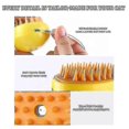 thumbnail image 2 of Steamy Cat Brush, 3 In1 Cat Steamy Brush,best Self Cleaning Steam Cat Brush For Massage, Multifunctional Cat Steamer Brush, For Removing Tangled yellow, 2 of 5