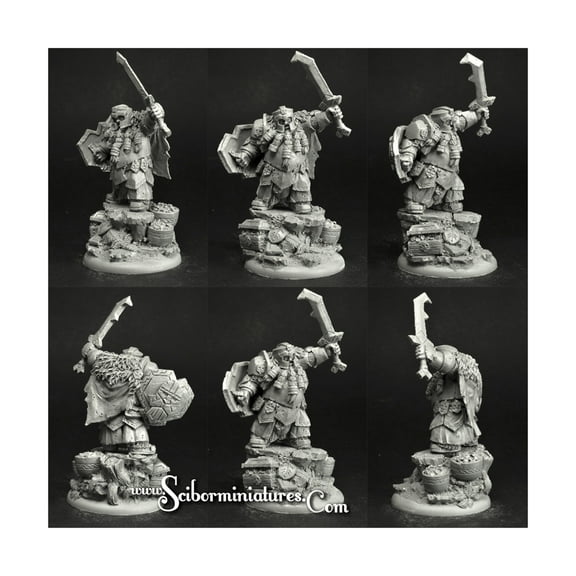 Scibor Monstrous Miniatures Dwarf Lord Kromdal New