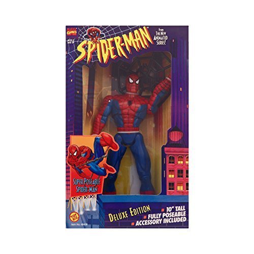 Toy Biz Spider-Man Deluxe Edition Super Poseable Spider-Man Toy Biz 787799457818