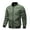 Olive Green, variant on WREESH Fashion Winter Jacket Men'S Casual Printing Zipper Pockets Long Sleeve Hoodless Casual Outwear Beige