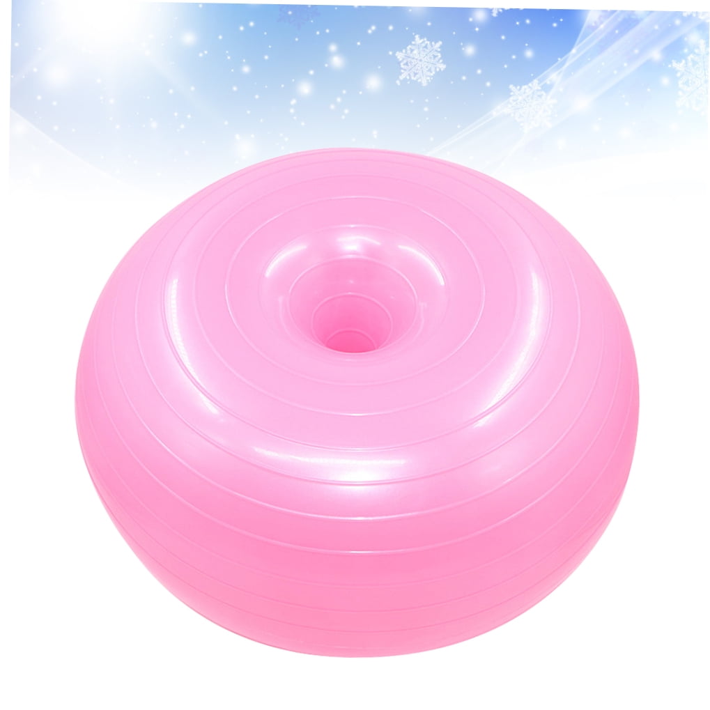 UPKOCH 1Pack Exercise Equipment Yoga Ball Balance Balls Donuts Shaped PVC for Fitness Beginners