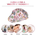 thumbnail image 7 of KLL Hello Summer With Gnome Pattern Shower Cap & Bath Cap for Women,Reversible Oversized Waterproof Shower Caps for all Hair Lengths,Elastic Reusable Bathing Hair Cap, 7 of 7