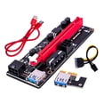 thumbnail image 1 of PCI-E Riser Board 1X to riser card PCI-E 16X Extender 6-pin Adapter Card PCI-E GPU Extender Board Computer Accessory, 1 of 9