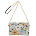 thumbnail image 2 of FORMRS Women Crossbody Purse with Chain Strap Vegan Leather Shoulder Handbag, Green Floral Pattern, 2 of 7