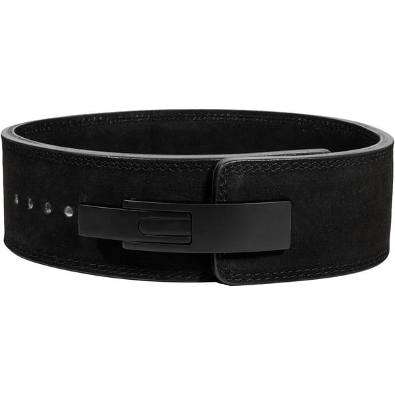 SERIOUS STEEL FITNESS Leather Weight Lifting Belt | Powerlifting, Weightlifting & Exercise Belt | 4" Wide & 10mm Thick