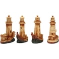thumbnail image 5 of Ebros 3.5"Tall Marine Scenic Lighthouse By The Ocean Set Of 4 Miniature Figurine, 5 of 9