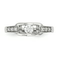 thumbnail image 4 of Sterling Silver CZ Ring QR6639, 4 of 4