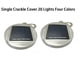 thumbnail image 5 of Cateissary Reemplazo de tapas solares ABS de 5 cm con 30 LED impermeables para exteriores, luz solar de repuesto para linterna Iluminación y accesorios 20 luces de colores (2), 5 of 6