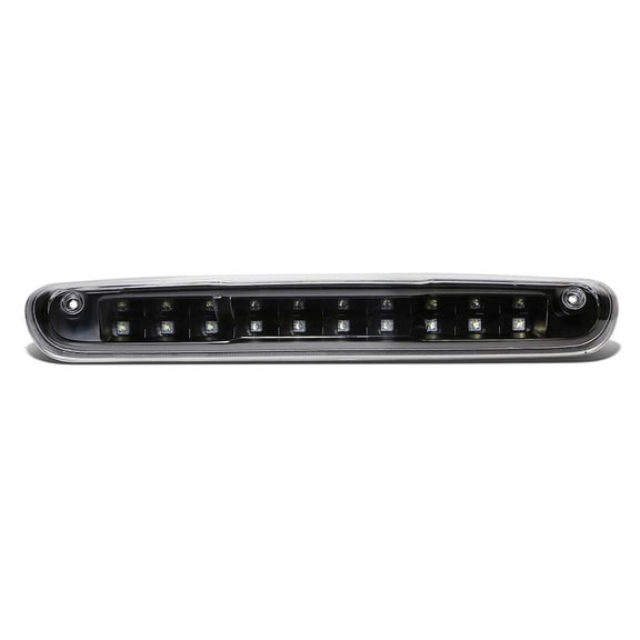 DNA Motoring 3BL-GMC07-LED-BK For 2007 to 2013 Chevy Silverado GMC Sierra Heavy Duty Dual Row LED 3rd Third Tail Brake Light Cargo Lamp Black Housing 08 09 10 11 12