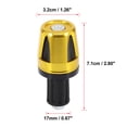thumbnail image 3 of Unique Bargains Pair Universal 17mm Aluminum Alloy Hand Grips Handlebar End Caps Plug Bar End Replacement for Motorcycle, 3 of 7