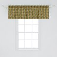 thumbnail image 2 of Ambesonne Kente Pattern Window Valance, National Vintage, 54" X 18", Multicolor, 2 of 3