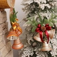 thumbnail image 3 of Douhoow 13.7'' Christmas Bowknot Bell Pendant, Pinecone Leaf Decoration Garlands Festival Ornaments, 3 of 8