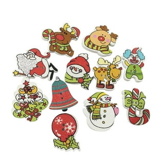 Buttons Galore Santa Clause Buttons