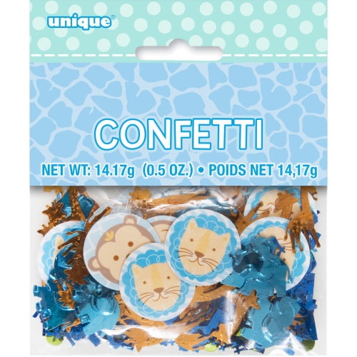 Blue Safari 1st Birthday Confetti