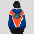 thumbnail image 5 of Women's WEAR by Erin Andrews Orange/Royal Florida Gators Colorblock Full-Zip Hoodie Windbreaker Jacket, 5 of 5