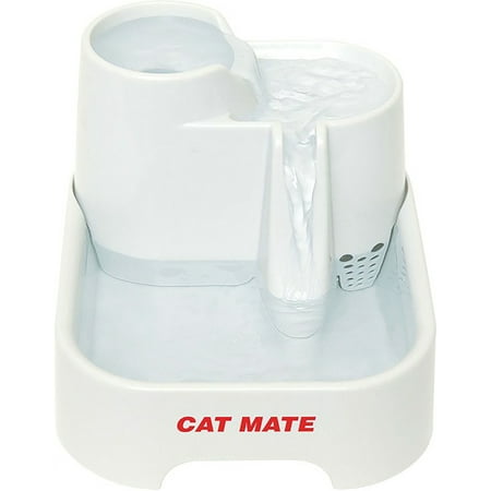Cat Mate Pet Fountain 70Fl Oz-White