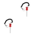 thumbnail image 3 of Wweixi Magnetic Weight Stack Pin with Pull Rope Reliable and Sturdy Replacement Parts Red 10x80mm 2Set, 3 of 6