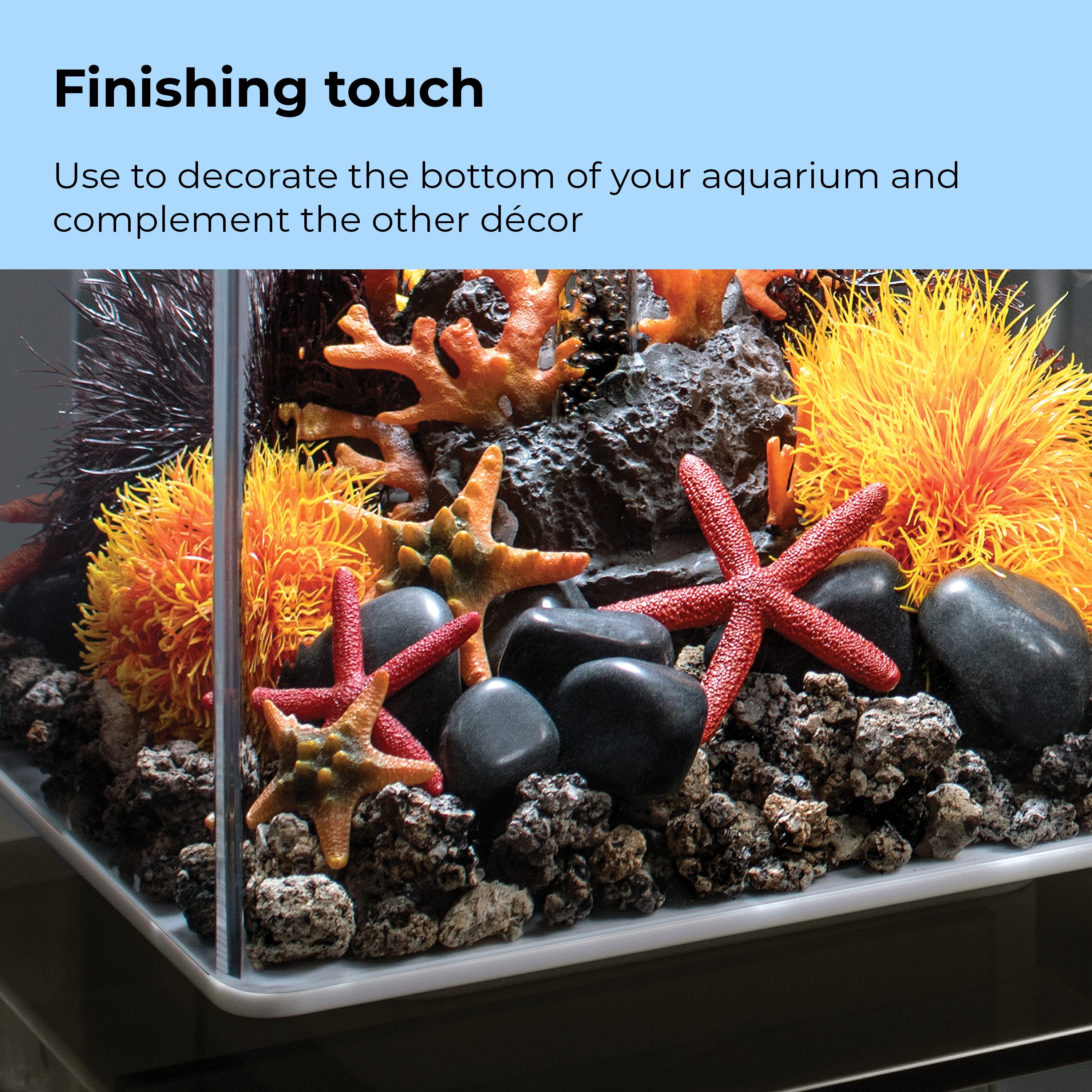 biOrb Red Starfish Set - Small Aquarium Decor