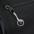 thumbnail image 3 of Goth Girl Dressed in Black Tattoos Antiqued Charm Clothes Purse Suitcase Backpack Zipper Pull Aid, 3 of 5