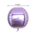 thumbnail image 3 of Efavormart 2 Pack 18" Lavender Aluminum Foil Round Sphere Balloon Wholesale 4D  Mylar Balloons, 3 of 10