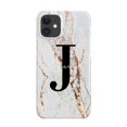 thumbnail image 1 of Personalised Cracked Marble Name Initials iPhone 12 Case, iPhone 12 Pro Max, 1 of 4