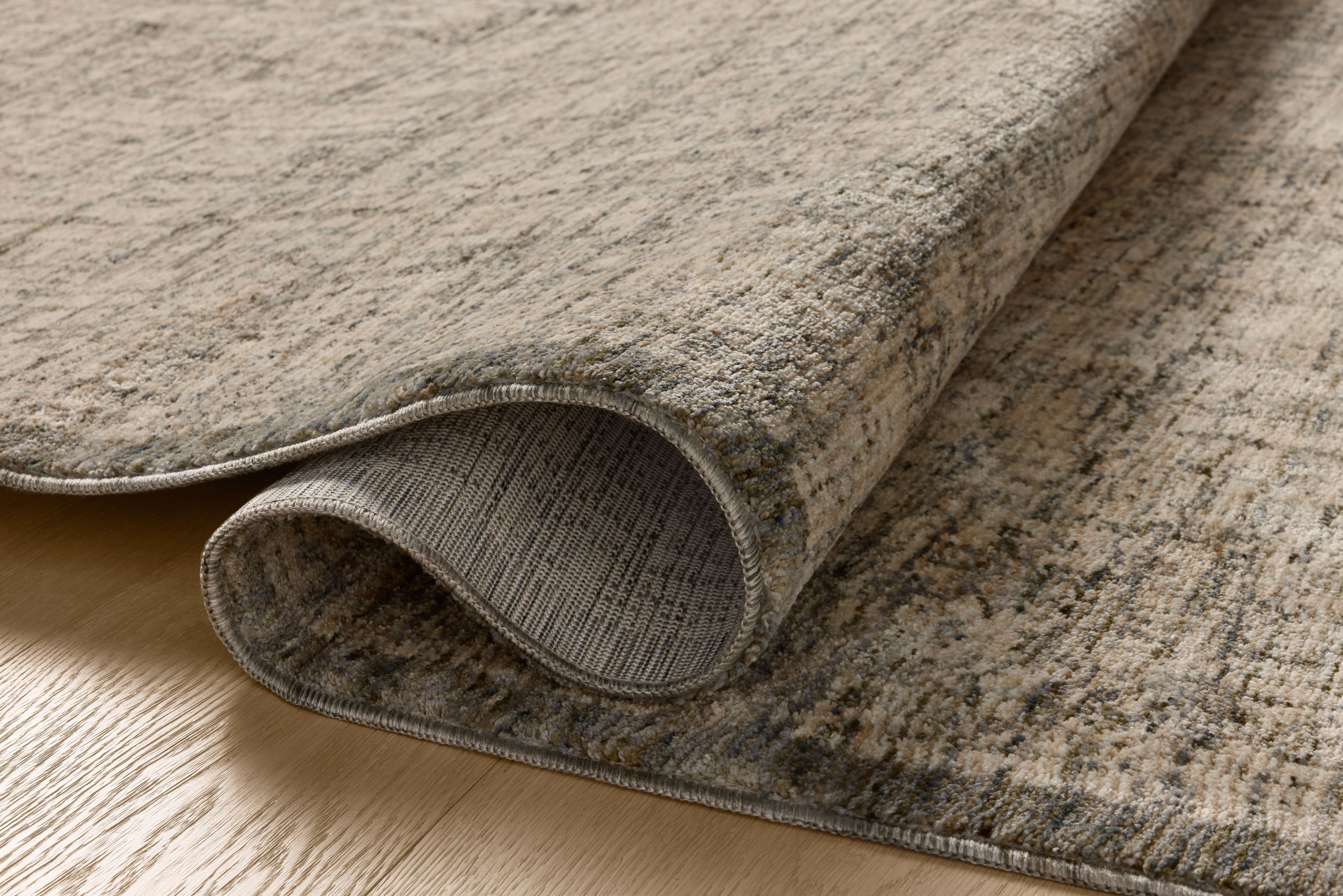 Loloi Winston Denim / Bone 6'-7" x 9'-10" Area Rug