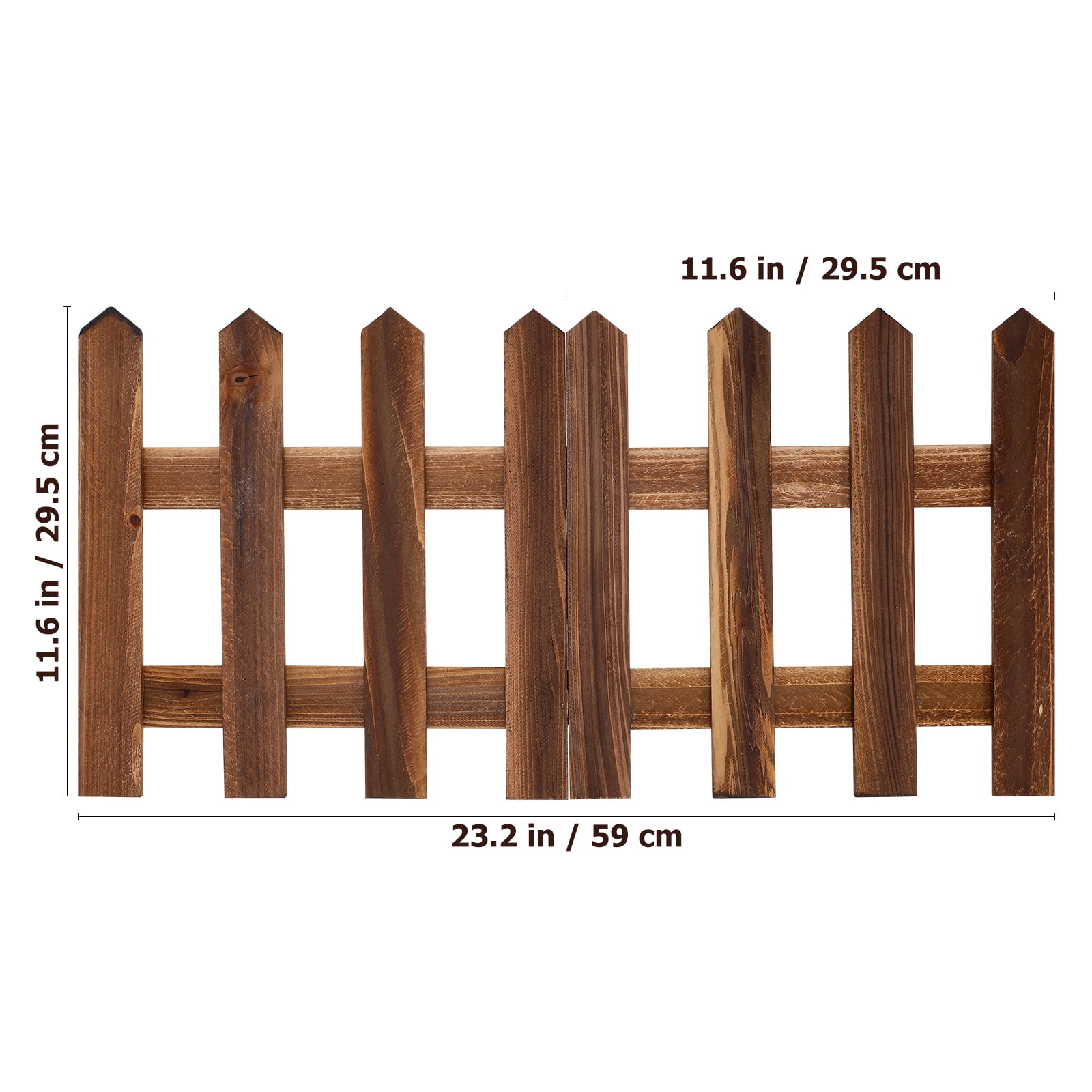 Flower Plants Pool Fence Solid Wood Fencing Decorative Flexible Guardrail
