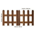 thumbnail image 6 of Lawn Decorations Fences Gardening Fence Outdoor Decor Lawn Garden Edging Outdoor Decorative Fence Wood Fence for Garden, 6 of 6